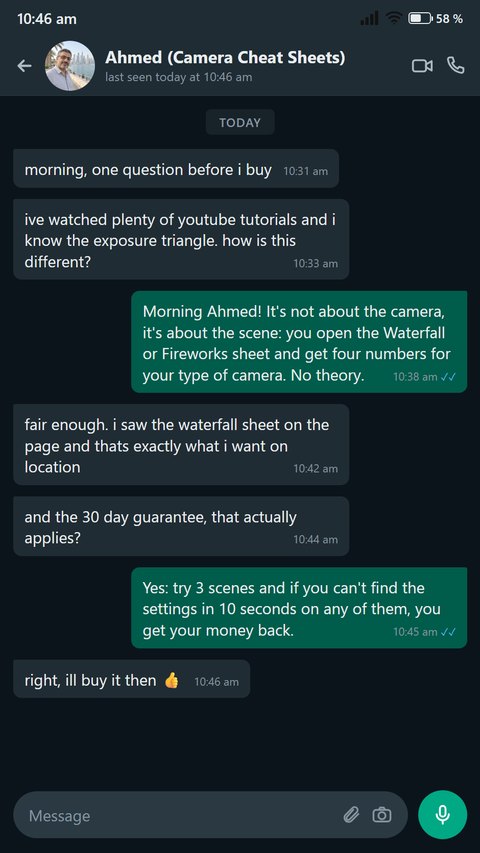A sceptic asks how this is different from a tutorial video